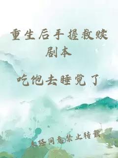 重生后手握救赎剧本